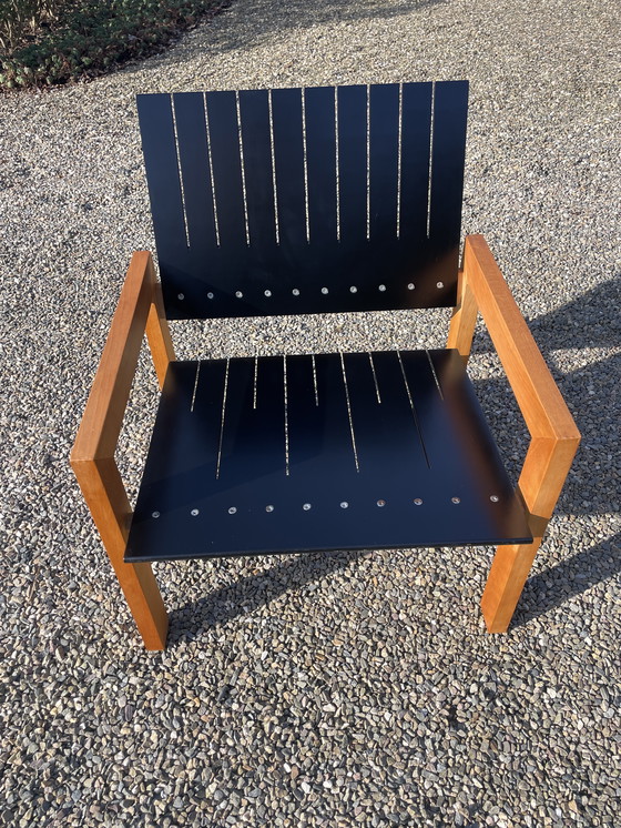 Image 1 of Slit Chair - Bernt Petersen voor Carl Hansen Denemarken.