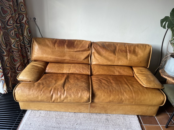 Image 1 of Sofá coñac/camello, diseño de los años 70/80