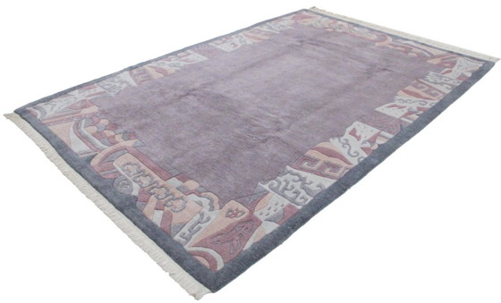 Original Modern Designer Highland Wool Rug Nepal 295 x 199 cm, Rugs & carpets, Purple (photo 2 of 9)