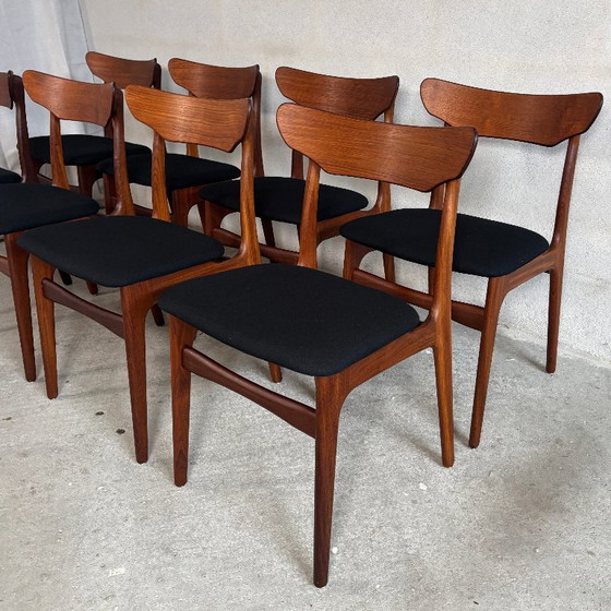 8x Sedie da pranzo in teak di Schiønning & Elgaard – Wood (photo 4 of 11)