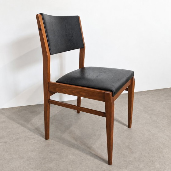 Ensemble de 6 chaises de salle à manger scandinaves vintage – Années 60 – Mid-Century – Wood (photo 11 of 11)