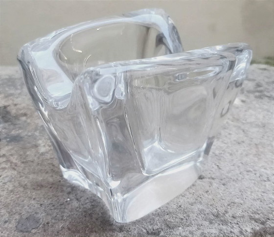 Image 1 of Crystal ashtray, 1970s, 12 cm wide
