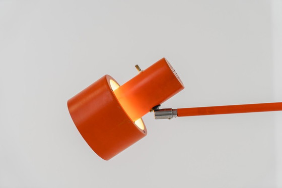 Image 1 of Lámpara de pared “Skala” naranja de Jo Hammerborg para Fog & Mørup (Dinamarca, años 60).