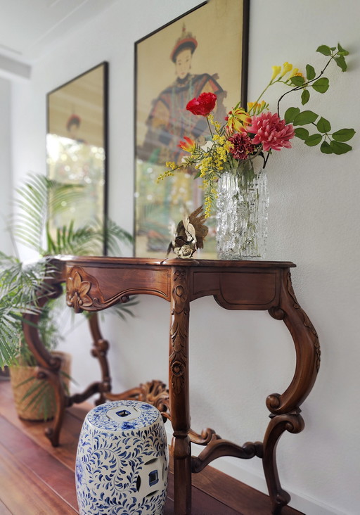 Baroque style side table