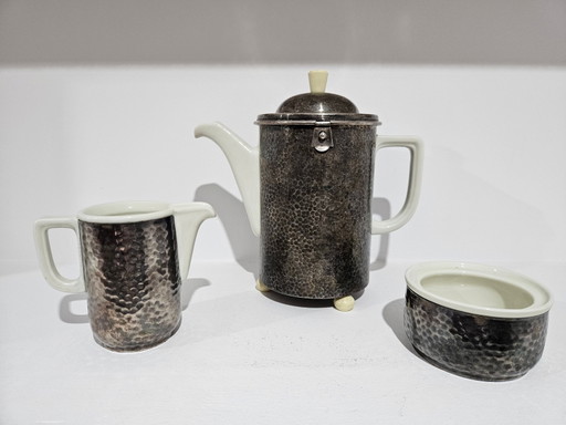 Art Deco Coffee Service from WMF, 1950s, Set of 2