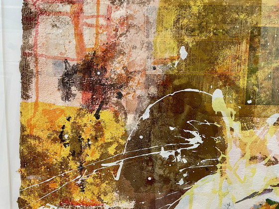 Image 1 of Bram Reijnders - Serigrafía, White Magic Turbulence - Enmarcado