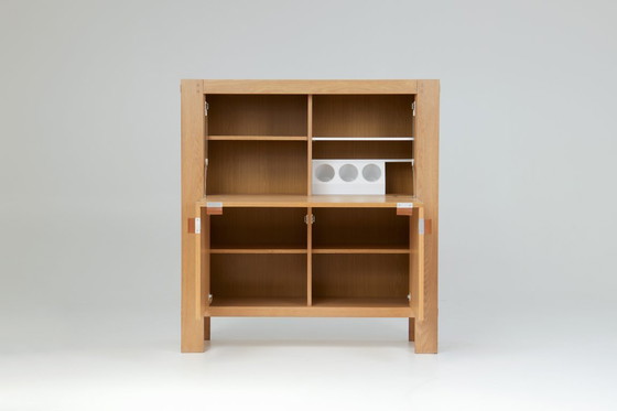 Image 1 of Lavagna grafica brutalista in rovere - Frans Defour