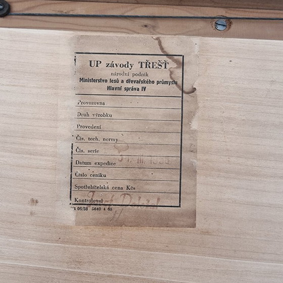 Image 1 of Tavolo da pranzo Art Déco in frassino, anni '60