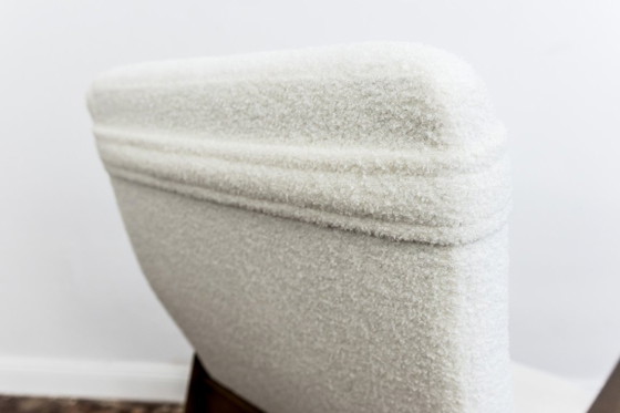 Image 1 of Mid Century Modern High Back Armchair By Edmund Homa, Gfm, Poland, 1960s