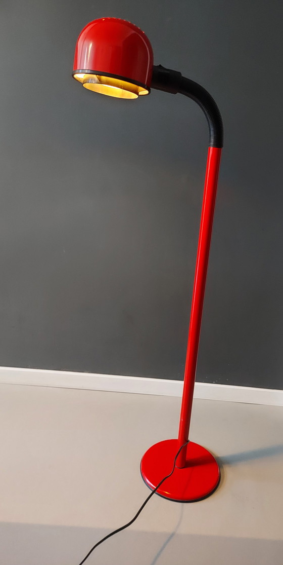 Image 1 of Retro Floor Lamp Alda Red Space Age