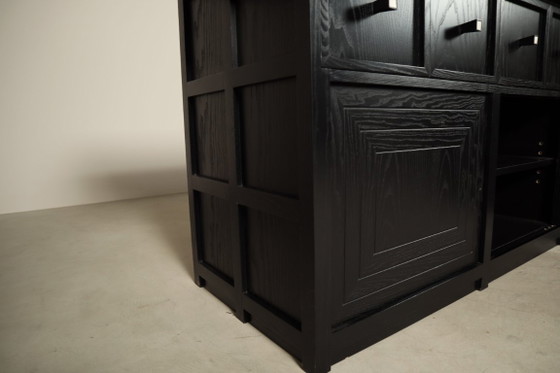 Credenza Architettonica Monumentale in Legno Ebanizzato, Belgio, anni '90 – Credenze (photo 11 of 16)