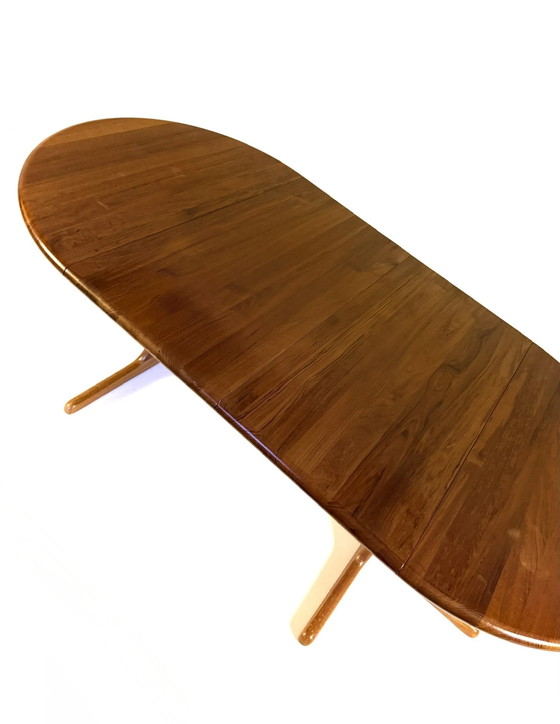 Image 1 of Table de salle à manger extensible vintage danoise, Juul Kristensen '70