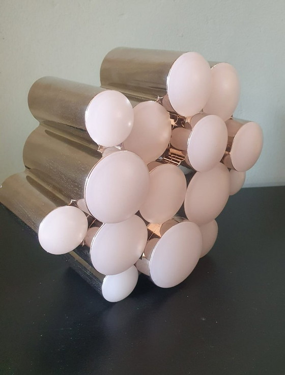 Image 1 of Vintage Ikea SÖDERSVIK Lamp: Chrome Space Age Light