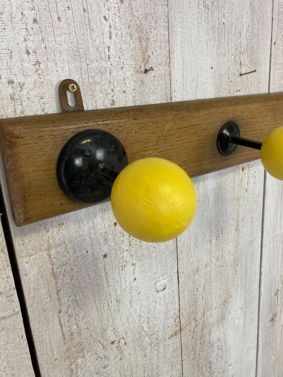 Vintage Bistro Coat Rack – Metal, Wood (photo 5 of 10)