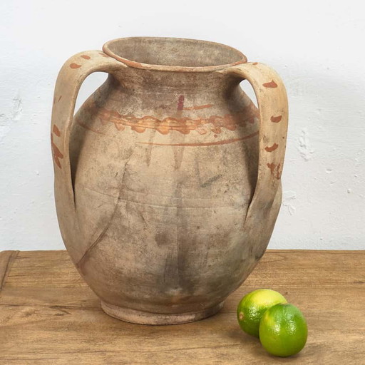 Antike Keramikvase im Wabi-Sabi-Stil (ca. 1920) #5