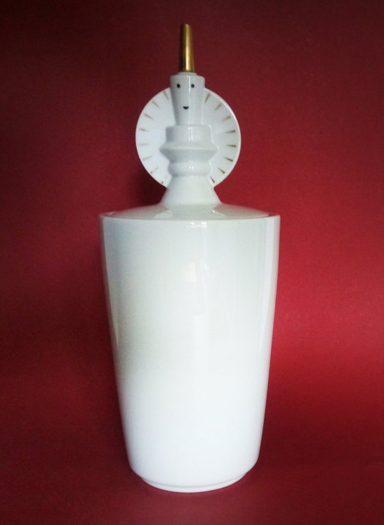 Image 1 of Alessandro Guerriero 'La Fenice' Postmodern Lidded Jar, 1996