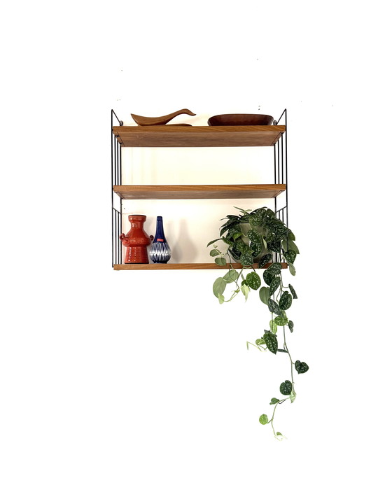 Image 1 of Vintage teakhouten wandrek, WHB Germany ‘60