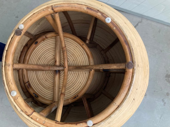 Image 1 of Conjunto de Ratán Bambú Niños Sillón Mid - Century Gabriella Crespi Style