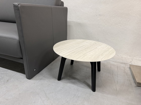 Image 1 of Leolux Rolan Coffee Table Set Ceramic Strata Argentum