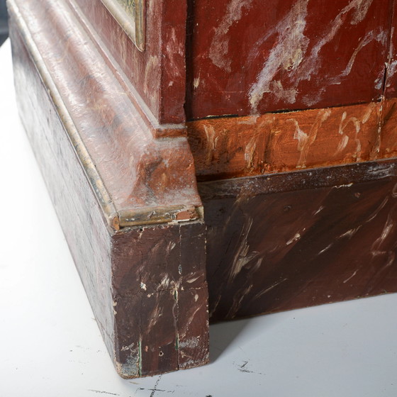 Sgabello laccato del XVIII secolo con base rossa e verde – Sgabelli, Legno, Klassiek (photo 14 of 15)