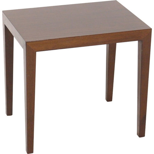 Vintage palissander bijzettafel van Severin Hansen, Denemarken 1960