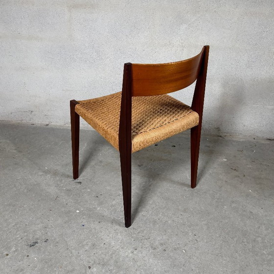 Image 1 of 4x Esszimmerstühle „Pia“ — Poul Cadovius, 1960er Jahre