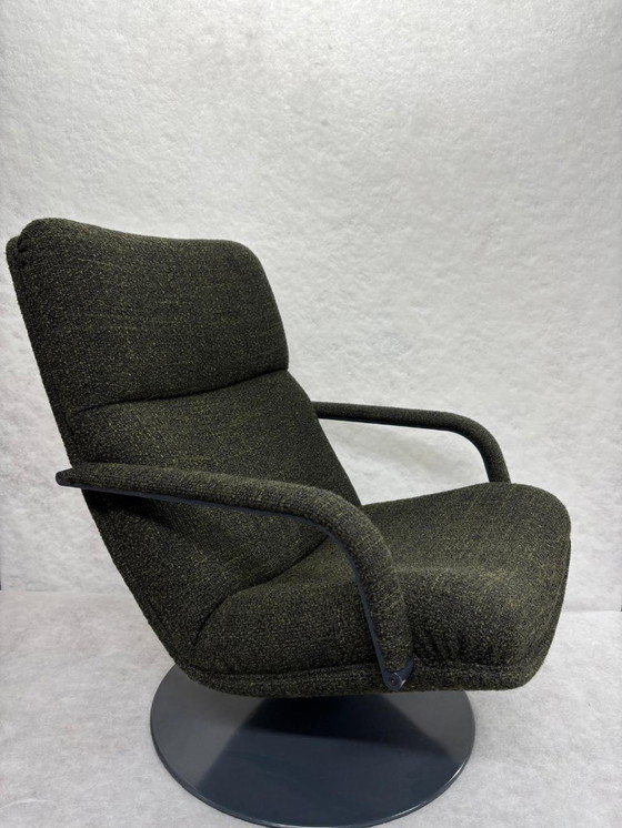 Image 1 of Artifort F141 – Neu gepolstert mit Ploeg Meru 58 Wollmischung | Professionell gepolstert