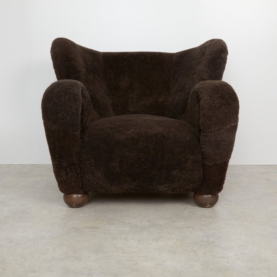 Image 1 of Märta Blomstedt 'Aulanko' fauteuil, jaren 1940
