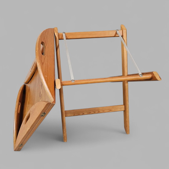 Image 1 of Engels vintage butler dienblad bijzettafeltje Engeland