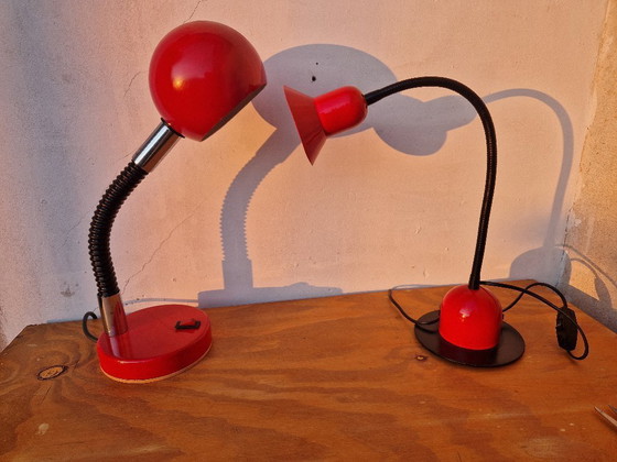 Image 1 of Paar tafellampen uit het ruimtetijdperk