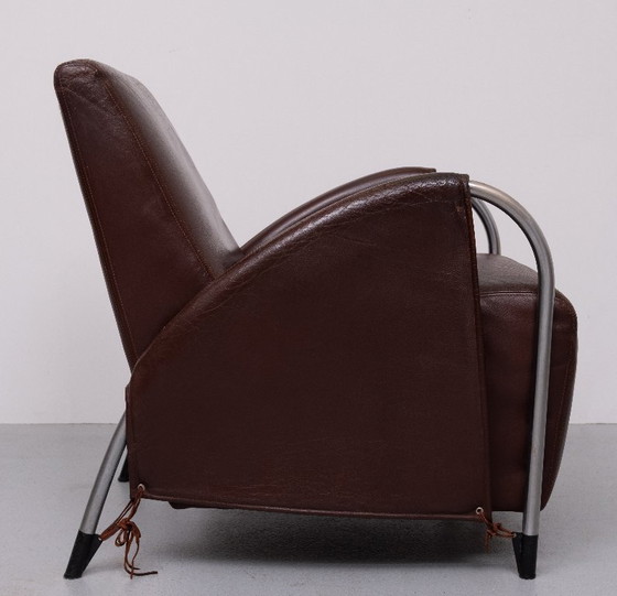 Image 1 of Art Deco lounge chair Design Jan des Bouvrie for Gelderland ID