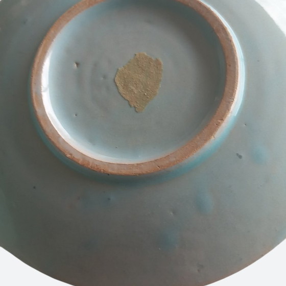 Image 1 of Set van 2 mid-century (1960-1970) handgedraaide steengoed kop-en-schotel sets – studio keramiek 