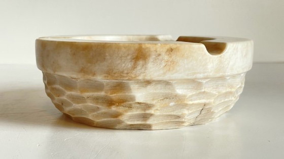 Image 1 of French Brutalist Vintage Marble Ashtray