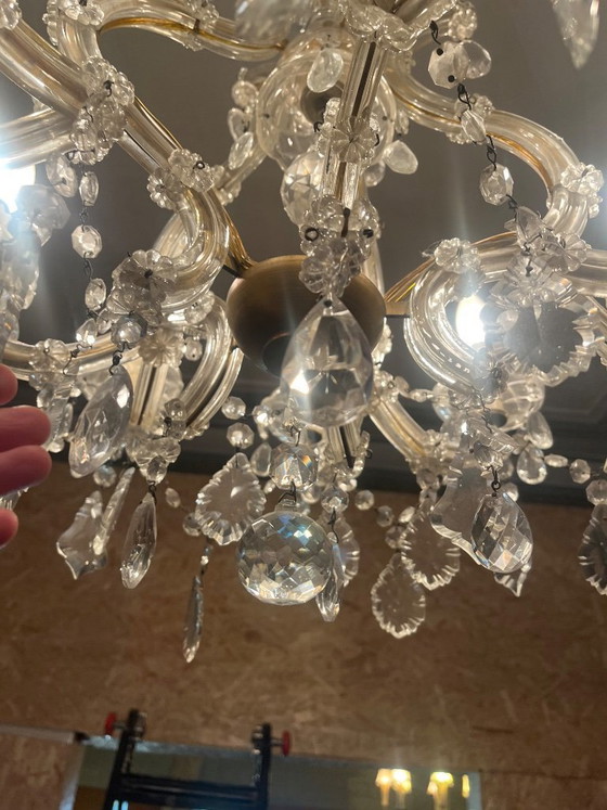 Image 1 of Crystal Chandelier