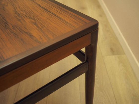 Danish rosewood coffee table, 1970s, Mid-Century Modern (photo 9 of 10)