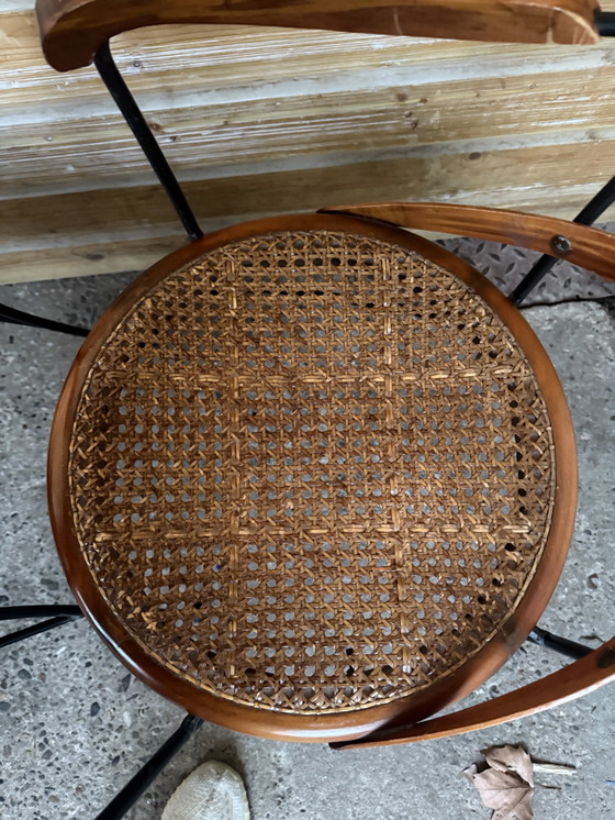 Image 1 of 5 x vintage bistro stoelen