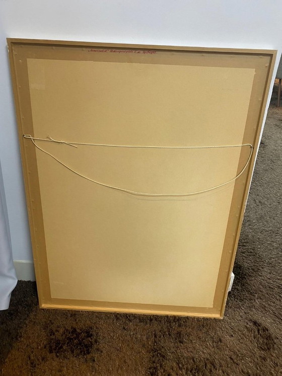 Image 1 of Carl-Henning Pedersen lithografie 1983 'Evening'