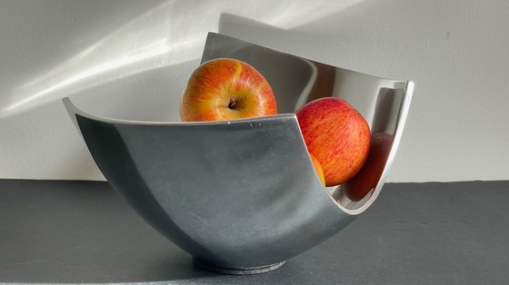 Image 1 of COUPE à Fruits Métal Poli VINTAGE