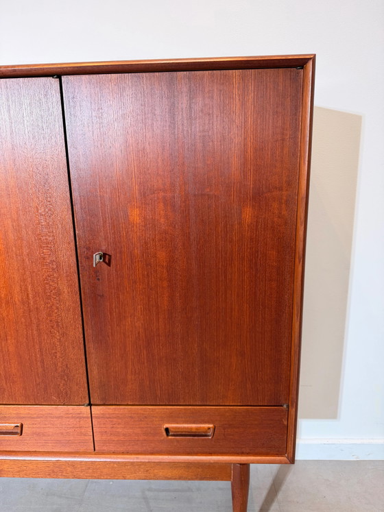 Image 1 of Vintage Mid-Century Teak Highboard / Drinks Cabinet – 1960s