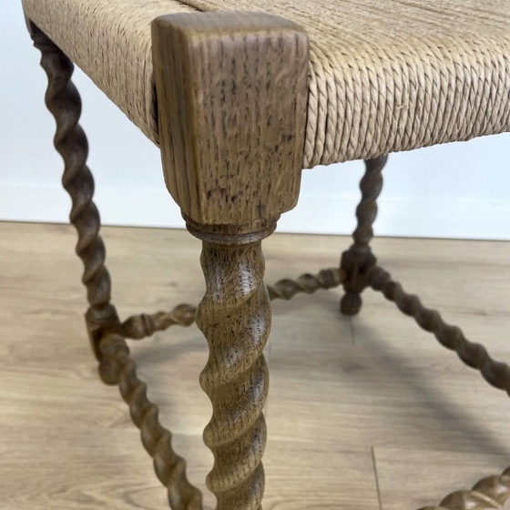 Barley – tabouret en chêne avec assise en corde de papier – Reday, Bois (photo 4 of 5)