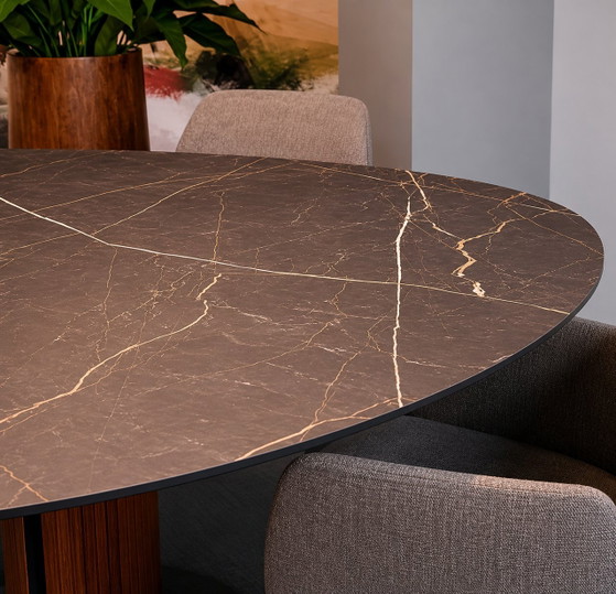 Image 1 of Bree's New World – Steely Dining Table – size XL 168cm