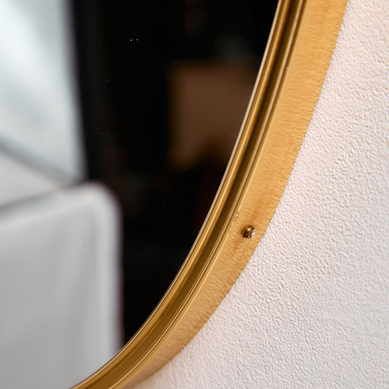 Image 1 of MK11065 Specchio con cornice in metallo e ottone