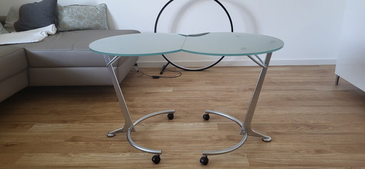 Lübke Interlübke - Kumo - Side table (2) - Aluminum, glass