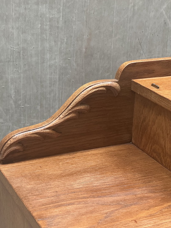 Image 1 of Juego de 2 mesitas de noche Art Déco / Art Nouveau