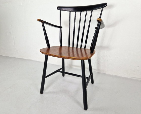 Image 1 of Stuhl im Tapiovaara-Stil von Polonio Holland 1960s