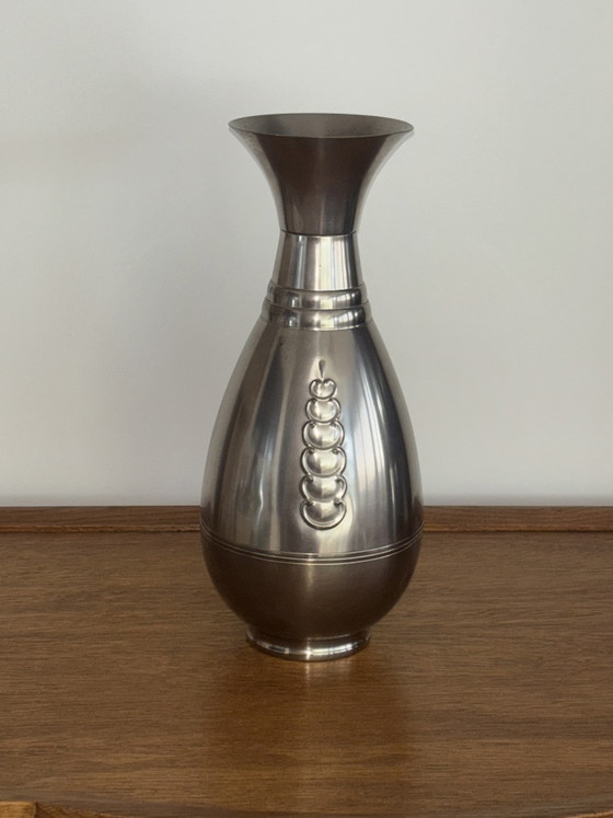 Vaso Art Déco antico di RIO Tiel (Daalderop) – Vasi, Metal (photo 2 of 10)