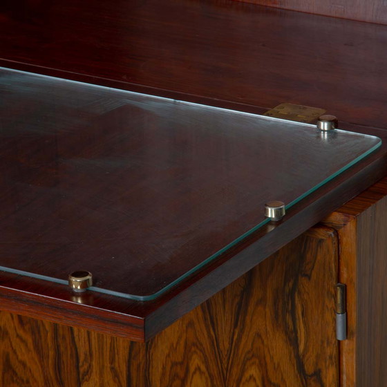 Image 1 of Rosewood secretary or bar cabinet by Poul Hundevad, 1960