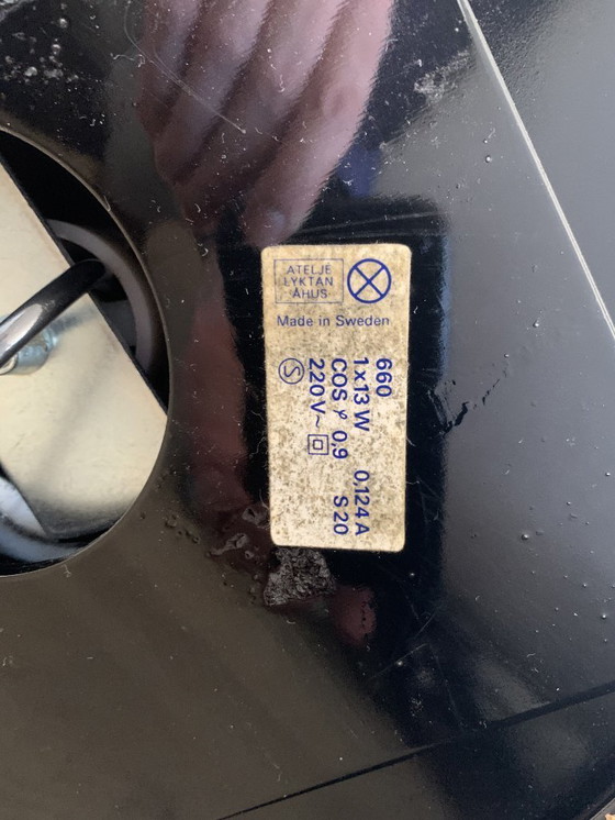 Image 1 of Lampada da terra "Tube" di Anders Pehrson – Ateljé Lyktan – ca. 1975 – originale con adesivo