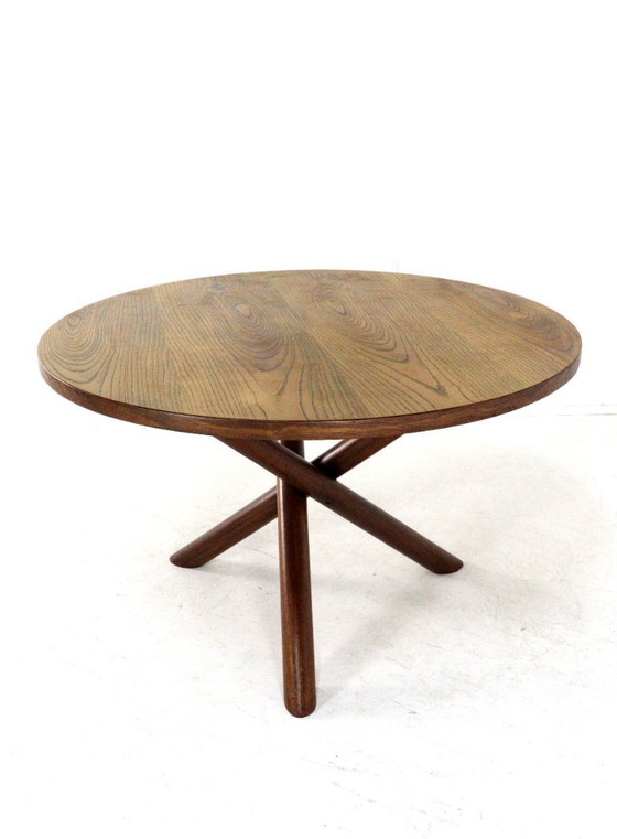 Image 1 of Gerard Geytenbeek 'Plataan' eettafel vintage 