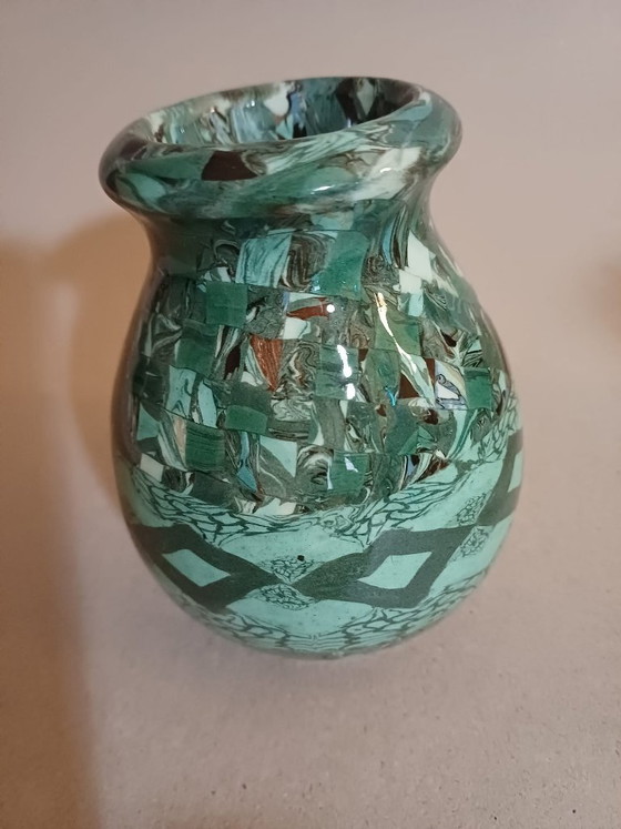 Vaso Jean Gerbino Vallauris Firmato - Terre Miste / Mosaico – Vasi, Ceramic (photo 3 of 5)